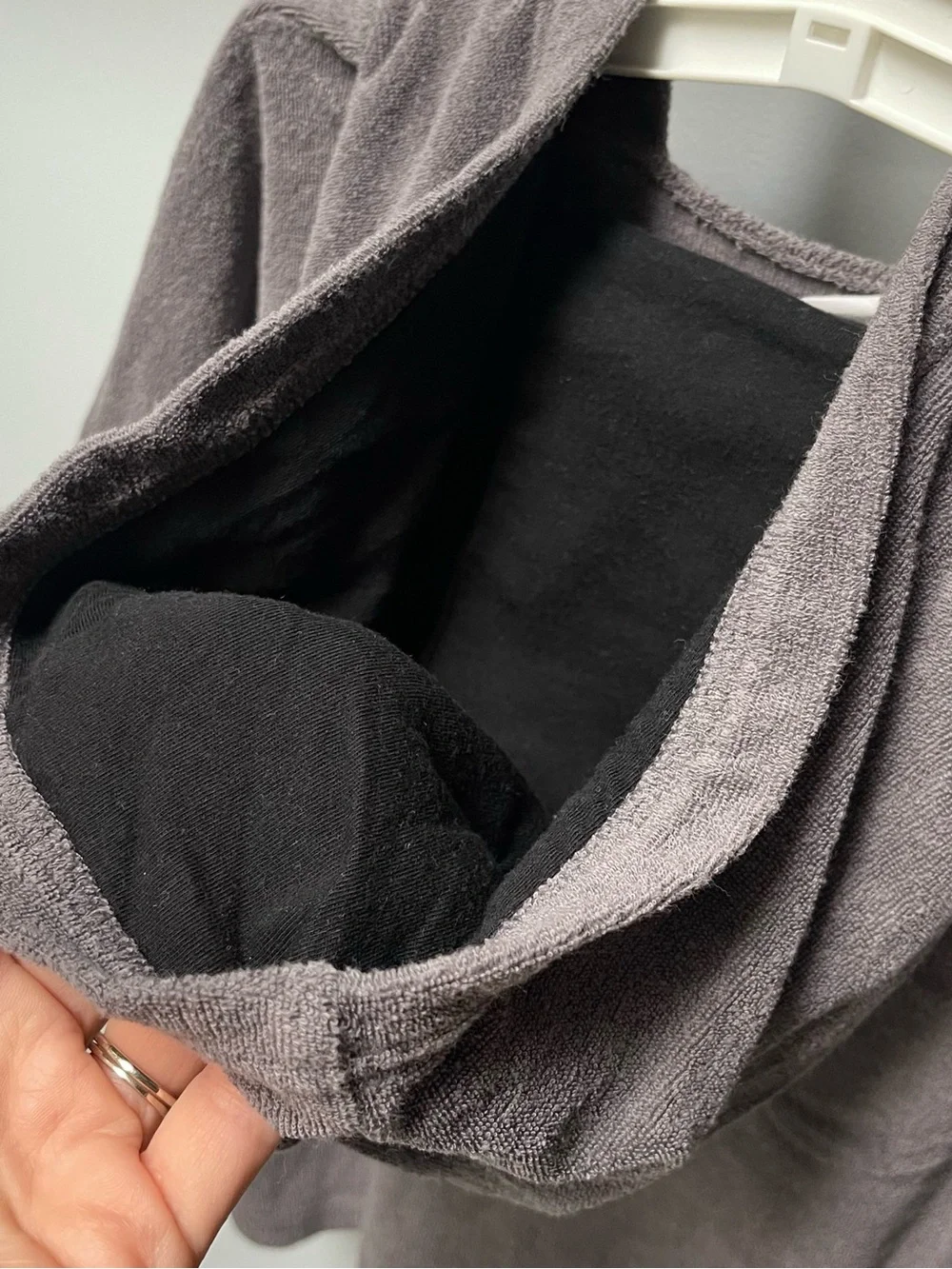 Gap Kids DC Batman Terry Hooded Poncho, Grey, Toddler Size 5
